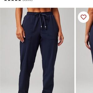 Fabletics Navy Joggers with Drawstring